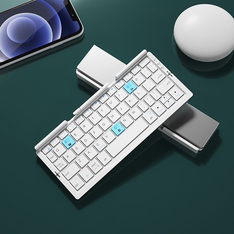 Mini Folding Bluetooth Keyboard Wireless zam