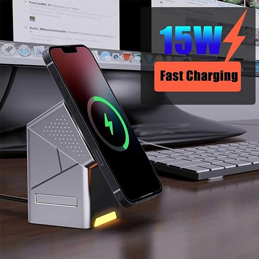 Magnetic Pop-up Design Wireless Charger 3-in-1