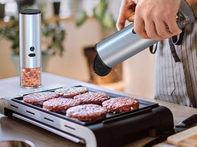Pepper And Salt Grinder Electric light Machine zam