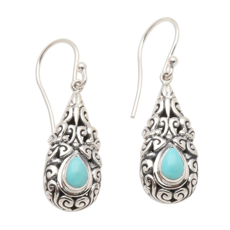 Retro Drop Earrings For Women With A Water-drop Design