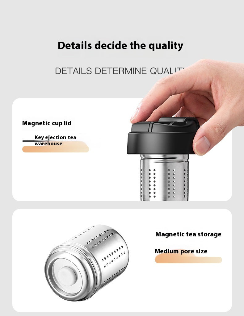 Magnetic Bubble Tea Cup Separates From Tea Water Kitchen zam