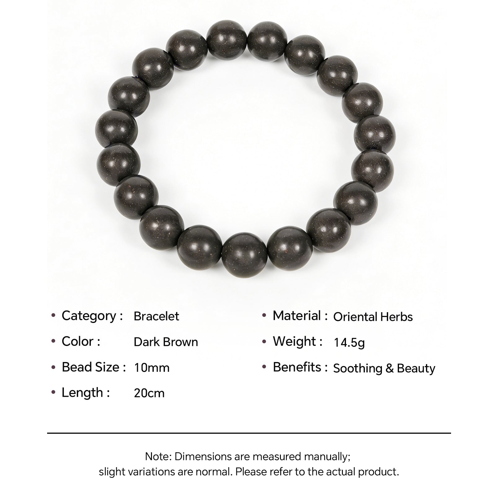 Traditional Chinese Medicine Jewelry Bead Bracelet
