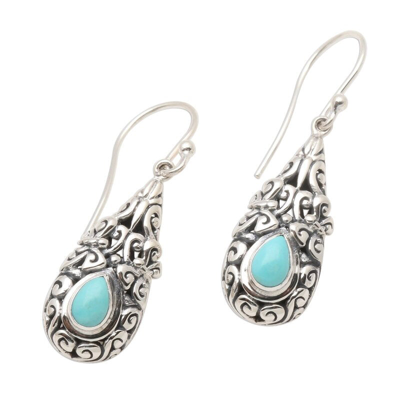 Retro Drop Earrings For Women With A Water-drop Design