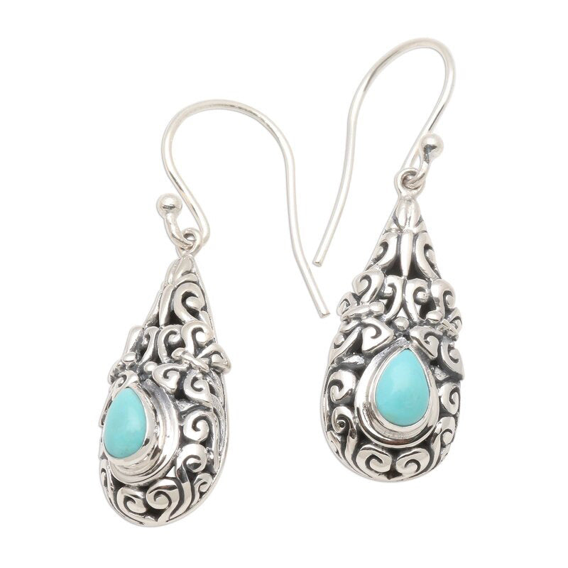 Retro Drop Earrings For Women With A Water-drop Design