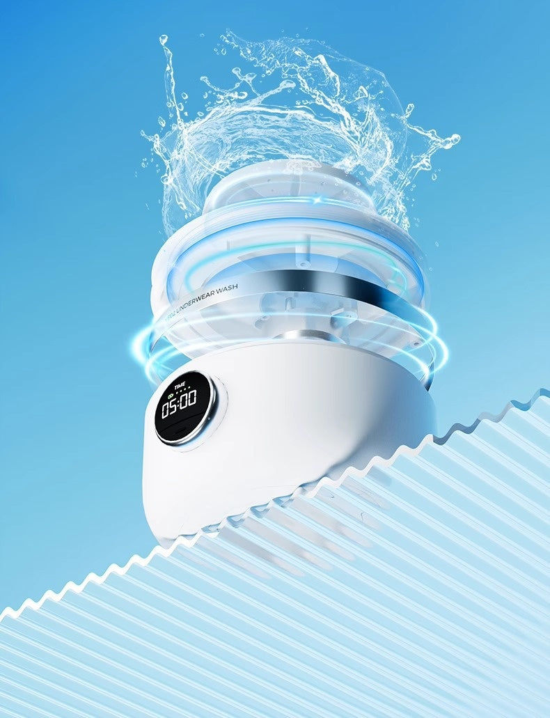 Mini Rechargeable Washing Machine Underwear Travel Portable zam