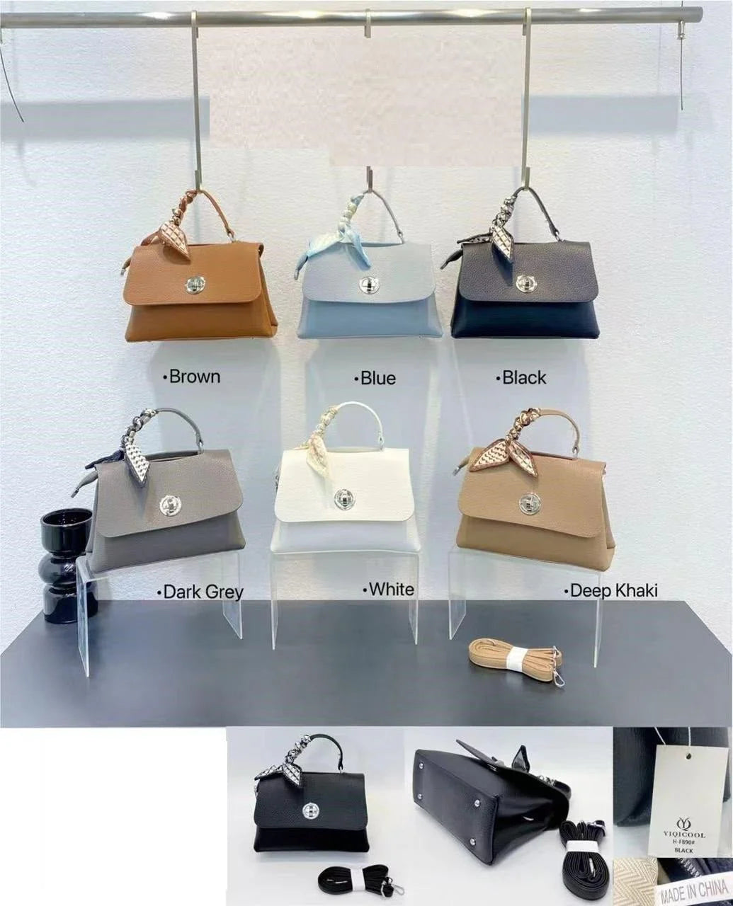 Flap Top Handle Bag