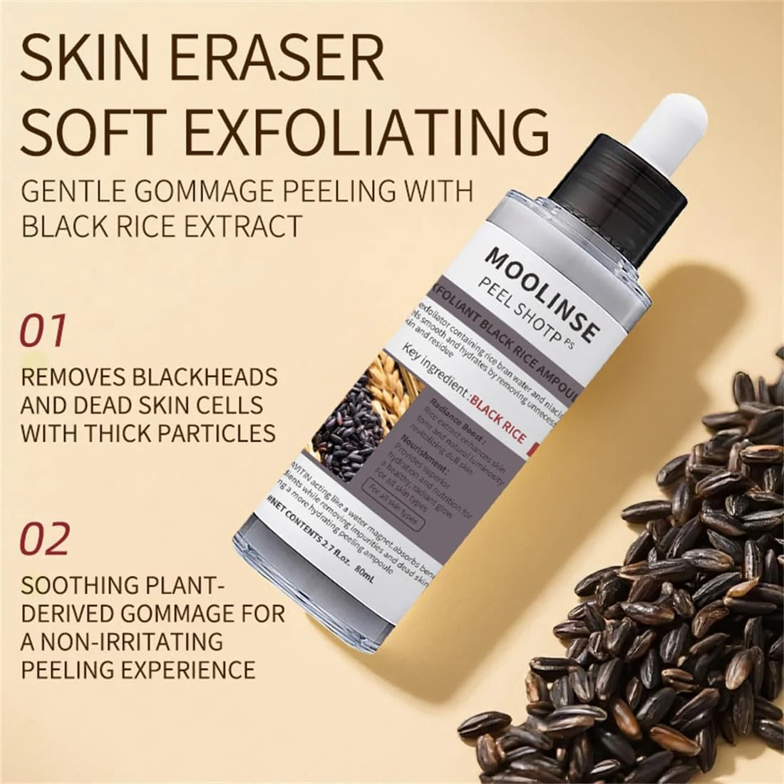 Moolinse Peel Shot P5 Exfoliant Ampoule (Pack of 2)