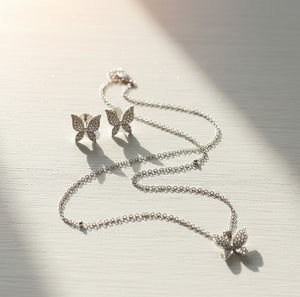 Pave Butterfly Set