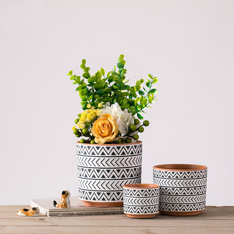 Ceramic Flower Pots Nordic Style zam