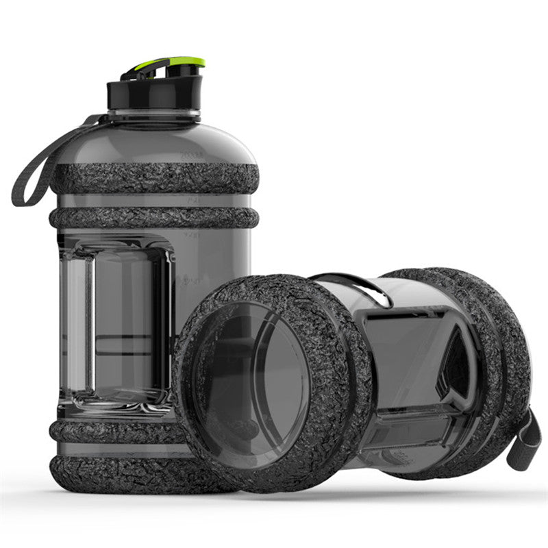 Portable Sports Fitness Water Bottle Large Capacity Water Cup zam