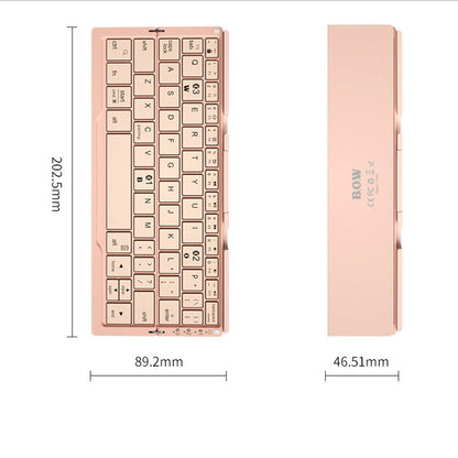 Mini Folding Bluetooth Keyboard Wireless zam