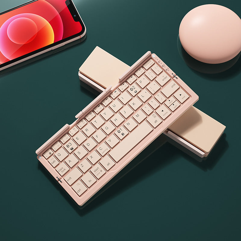 Mini Folding Bluetooth Keyboard Wireless zam