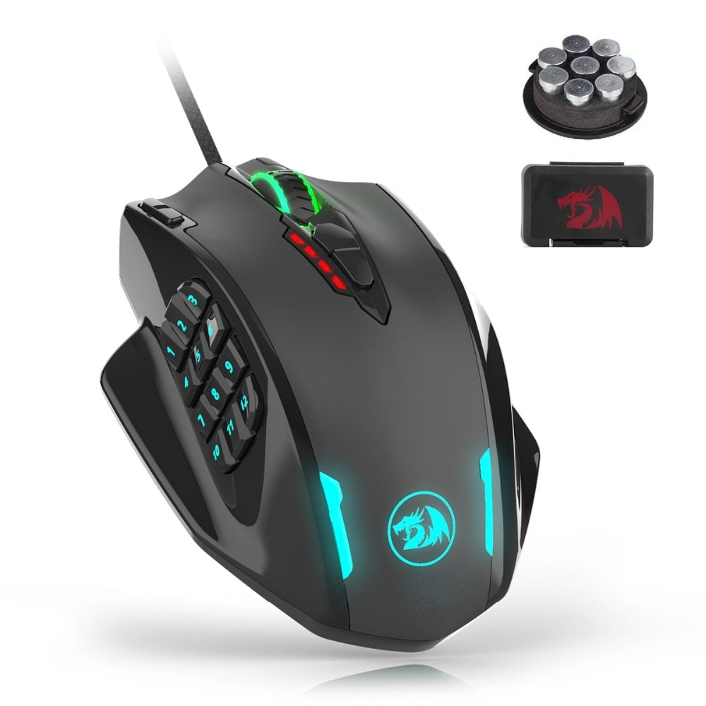 Red Dragon M908 One-Hander Macro Defines Mouse zam