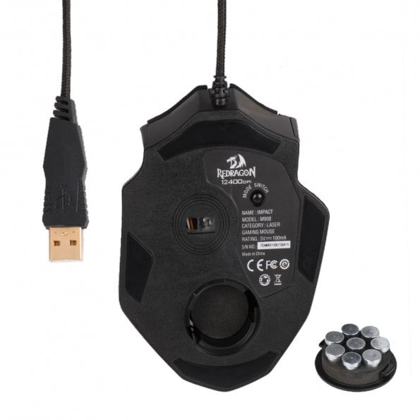 Red Dragon M908 One-Hander Macro Defines Mouse zam
