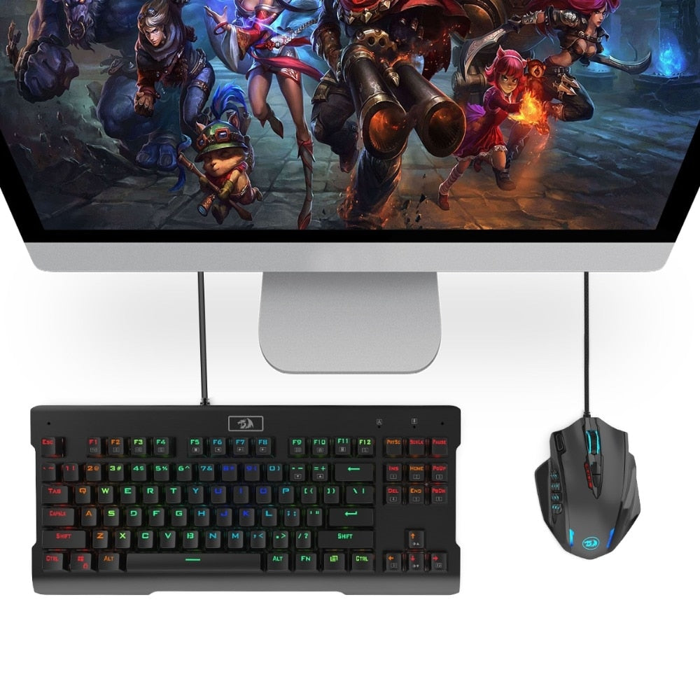 Red Dragon M908 One-Hander Macro Defines Mouse zam