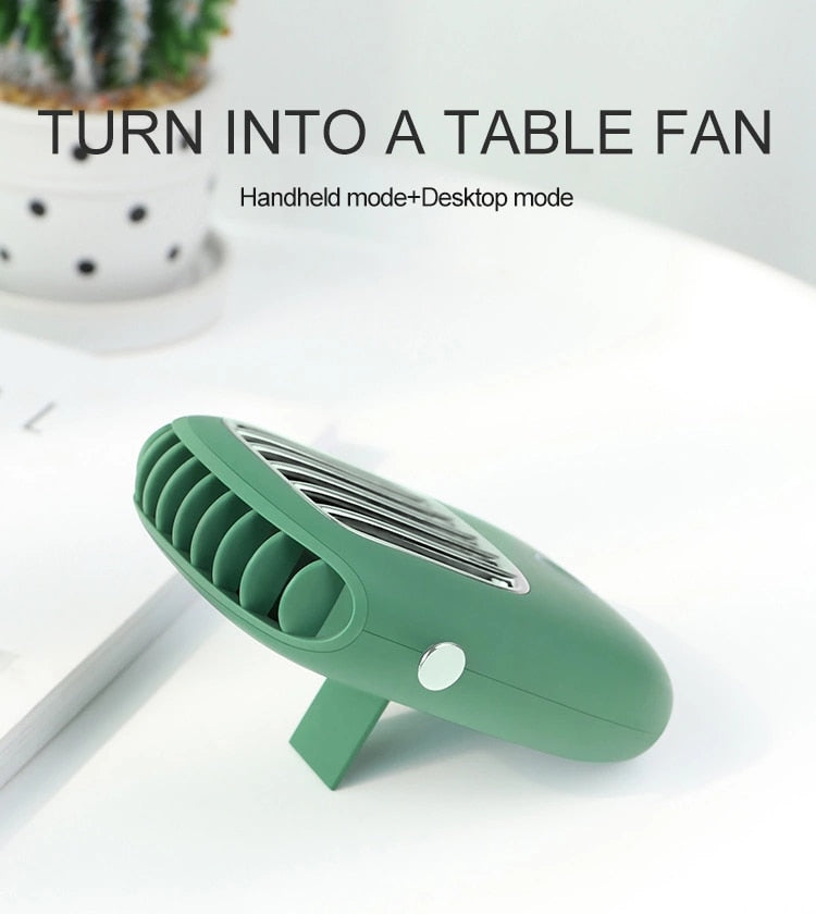 Neck Fan Portable Mini Usb Fan 5V Air Cooler Rechargeable