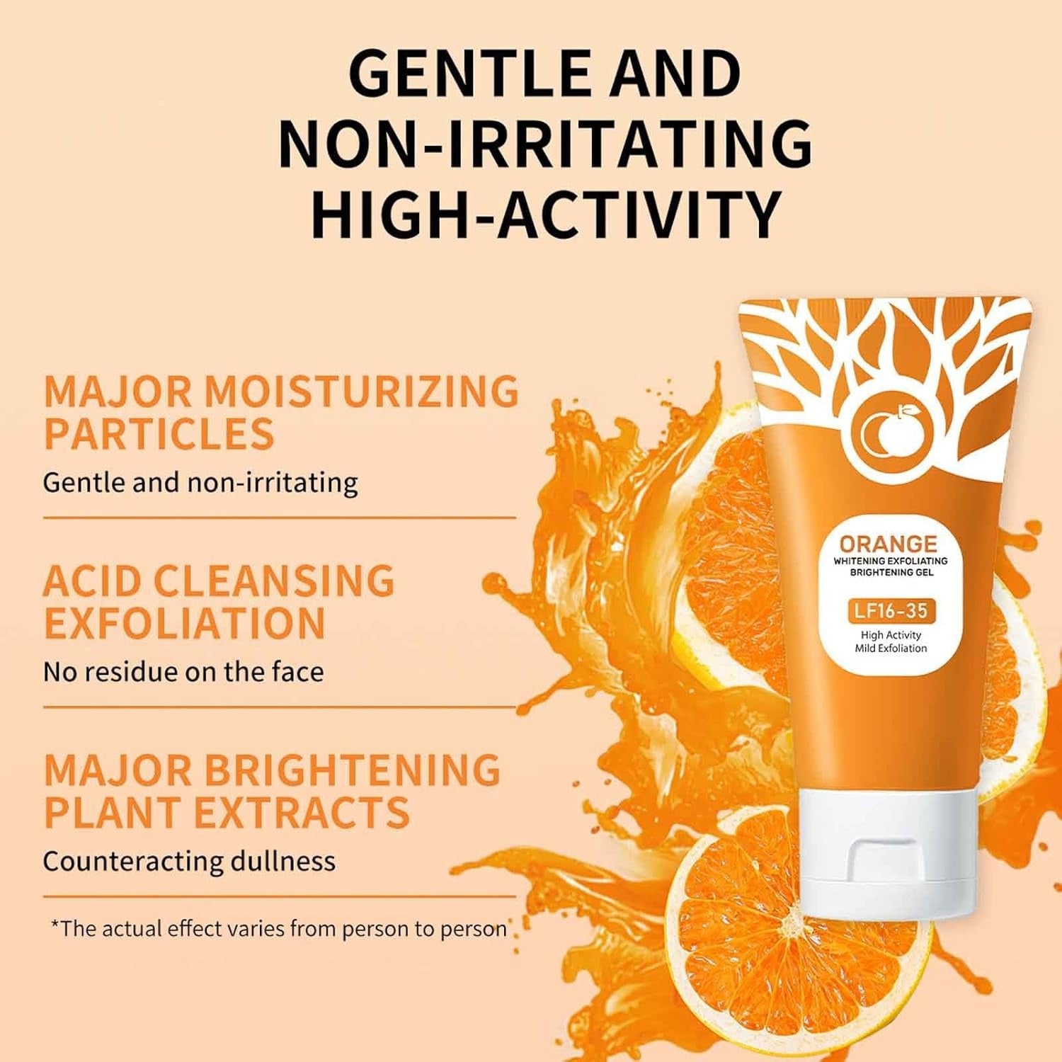 Orange Exfoliating Gel for Face &amp; Body