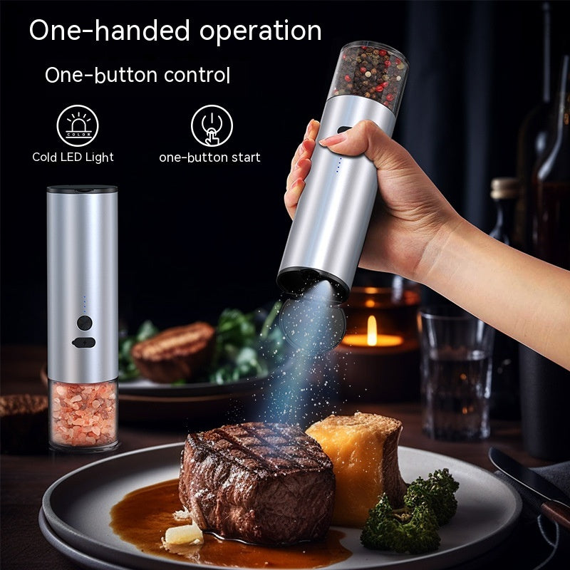 Pepper And Salt Grinder Electric light Machine zam