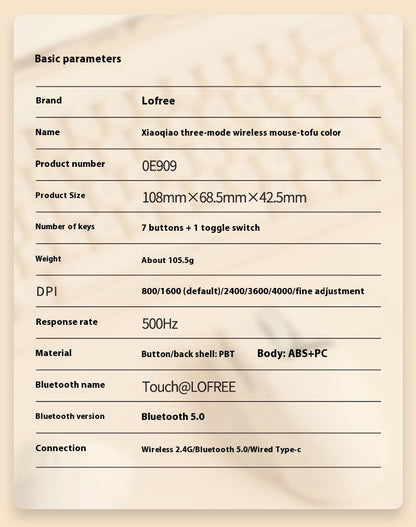 Xiaoqiao Three Mode Wireless Mouse zam