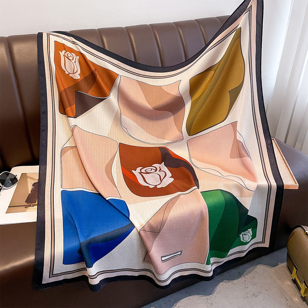 Printing Color Contrast Double-sided Kerchief