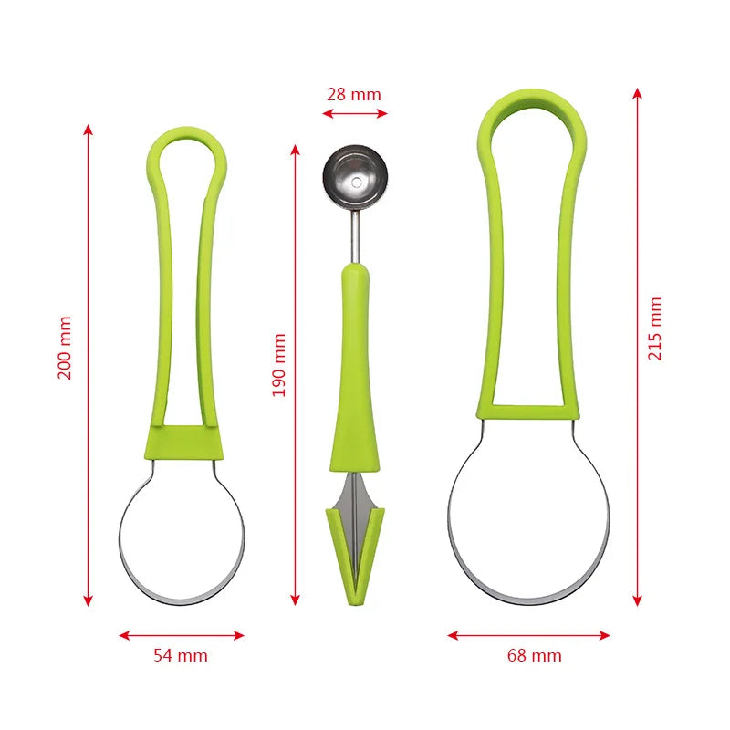 Three-in-one Stainless Steel Multi-purpose Fruit Ball zam