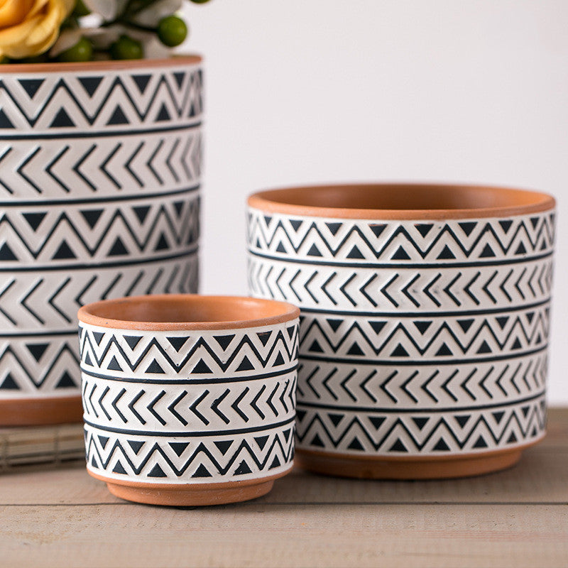 Ceramic Flower Pots Nordic Style zam
