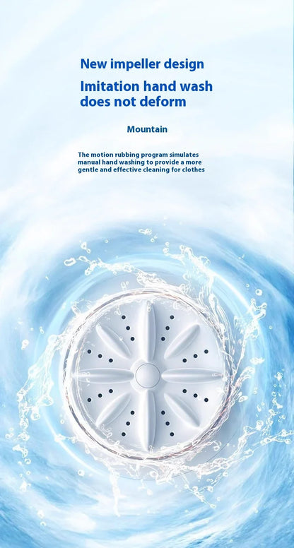 Mini Rechargeable Washing Machine Underwear Travel Portable zam