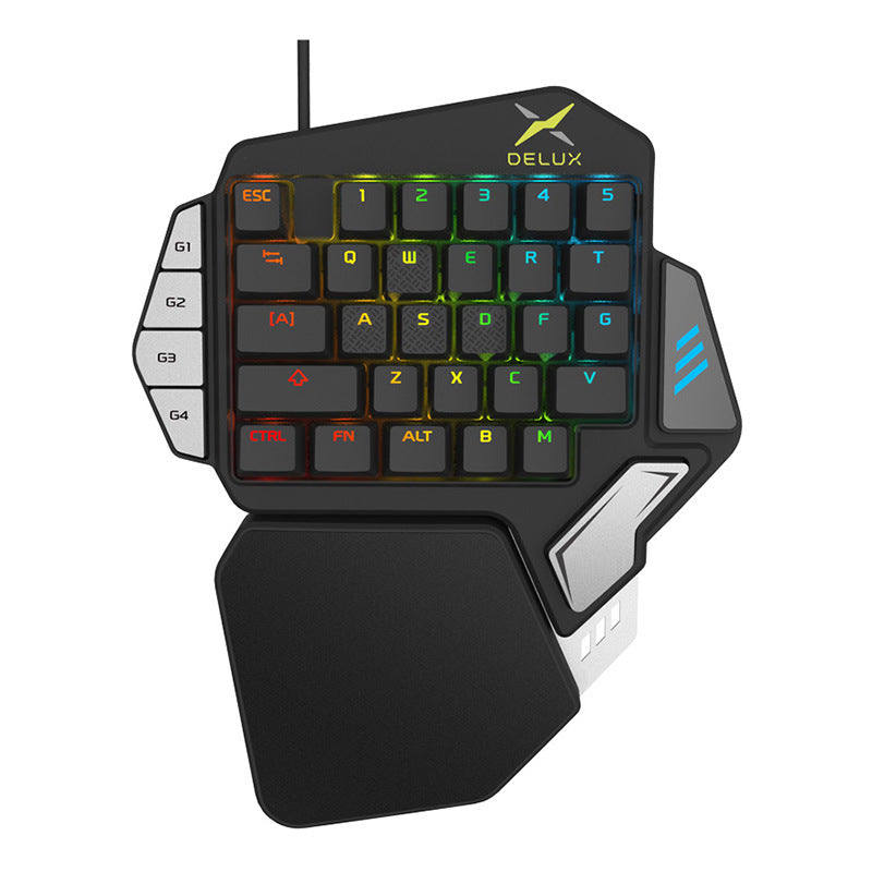 T9X Jedi Gun God One-Handed Mechanical Keyboard zam