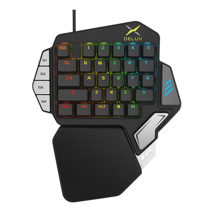 T9X Jedi Gun God One-Handed Mechanical Keyboard zam