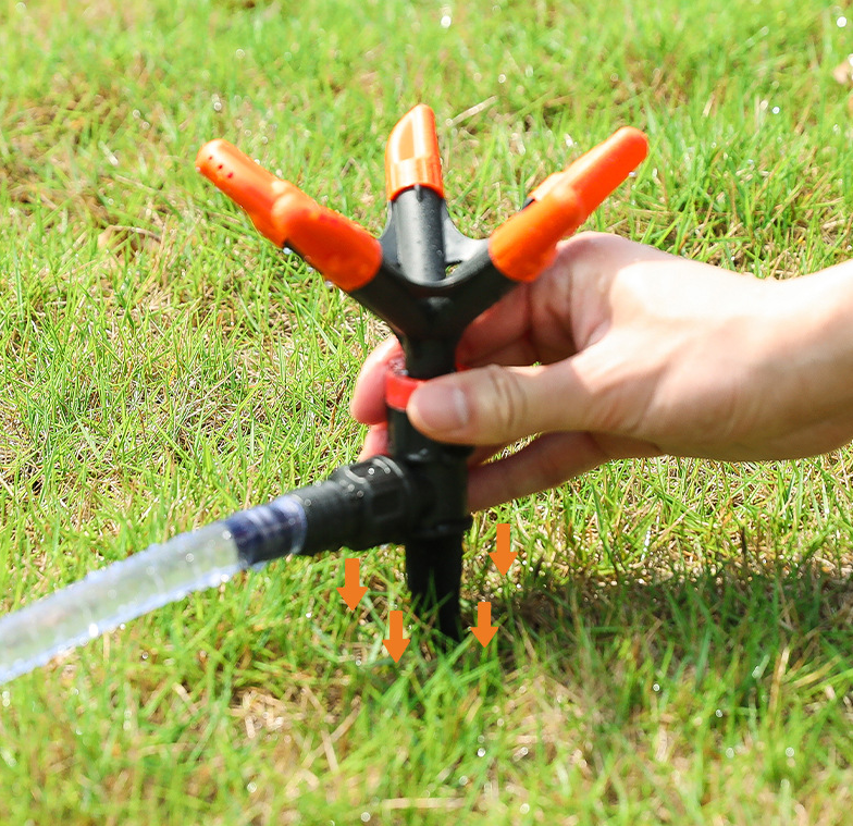 Garden Insert Sprinkler Automatic Rotating zam