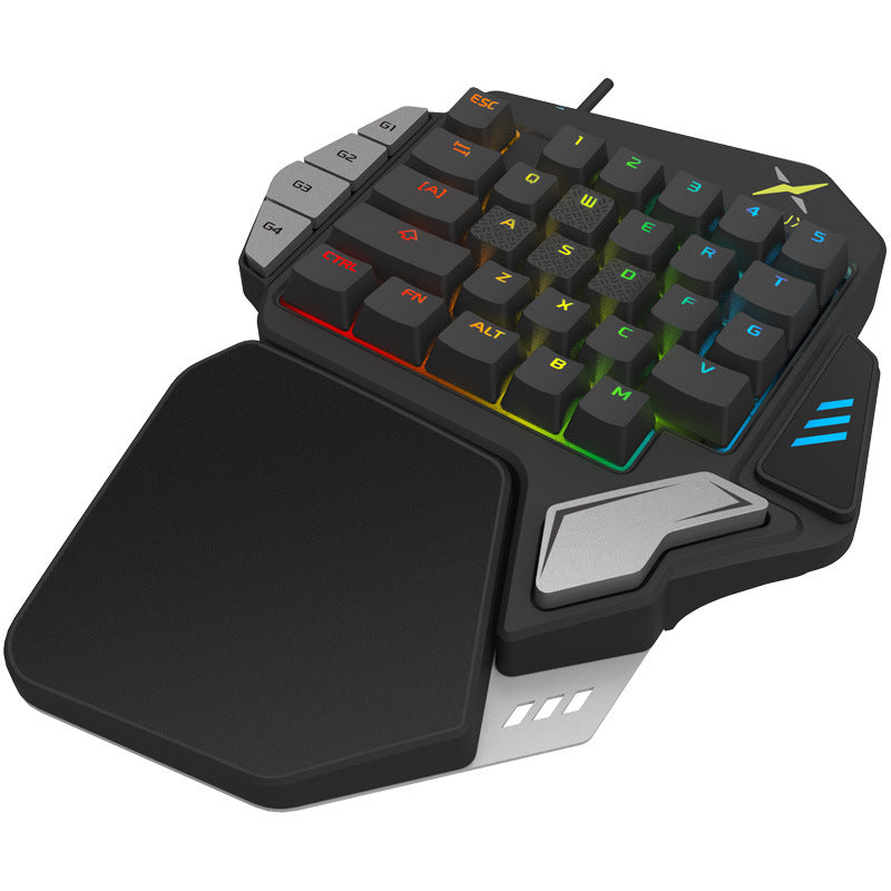 T9X Jedi Gun God One-Handed Mechanical Keyboard zam