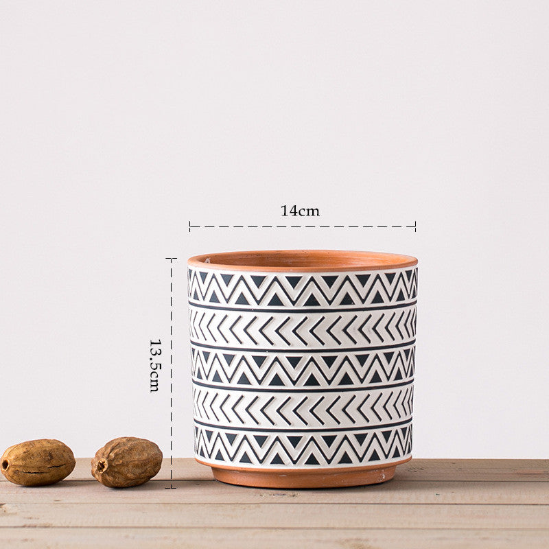 Ceramic Flower Pots Nordic Style zam