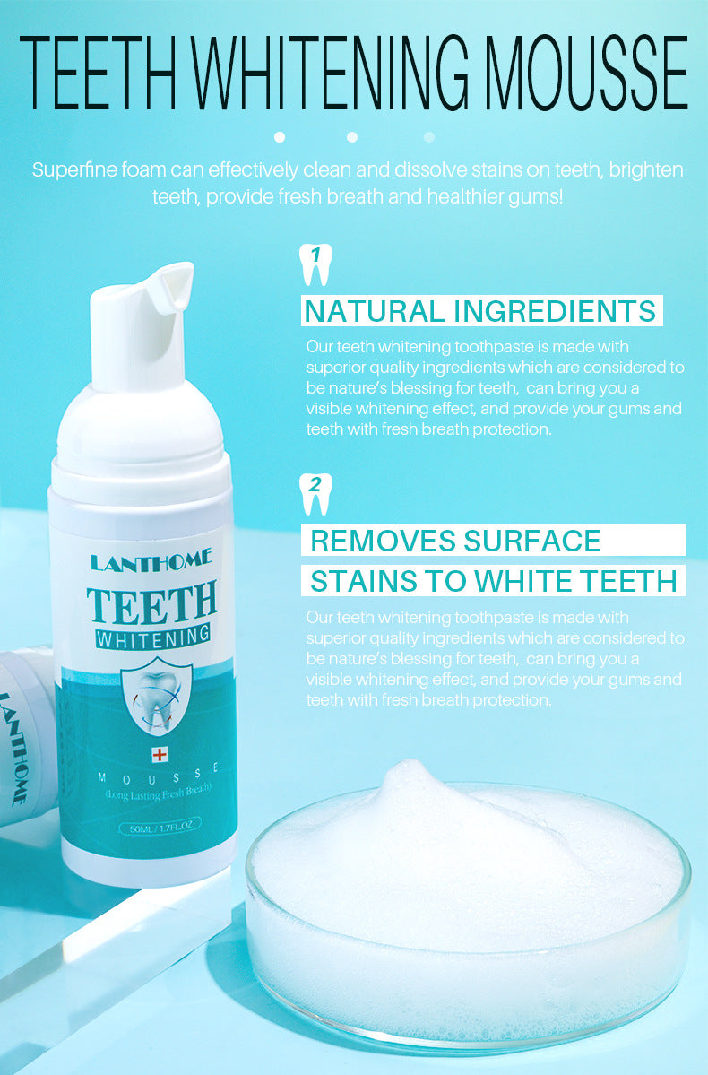 Teeth Care Oral Cleaning Care Foam