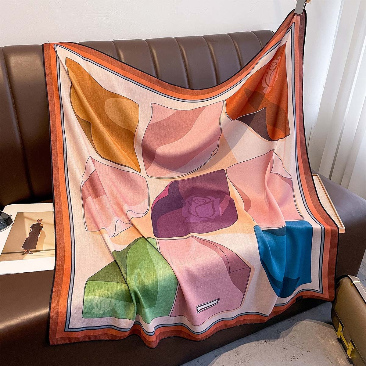 Printing Color Contrast Double-sided Kerchief