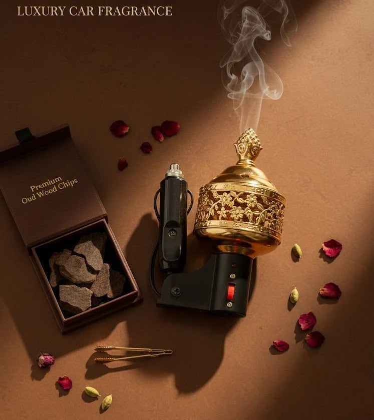 Car Electric Bakhoor Incense Burner Arabian Aura