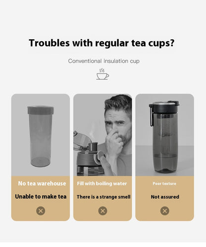 Magnetic Bubble Tea Cup Separates From Tea Water Kitchen zam