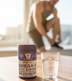 Dennis James (DJ) - Signature Series – Omega-3 + D3 + K2 Soft gels (Original)