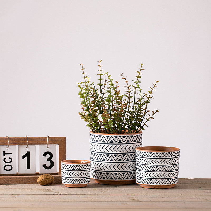 Ceramic Flower Pots Nordic Style zam