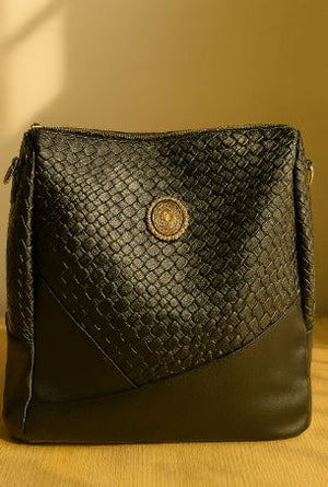 Elegant Faux-Leather Backpack