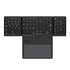 New B055 Business Leather Large Touch Version Bluetooth Folding Keyboard zam