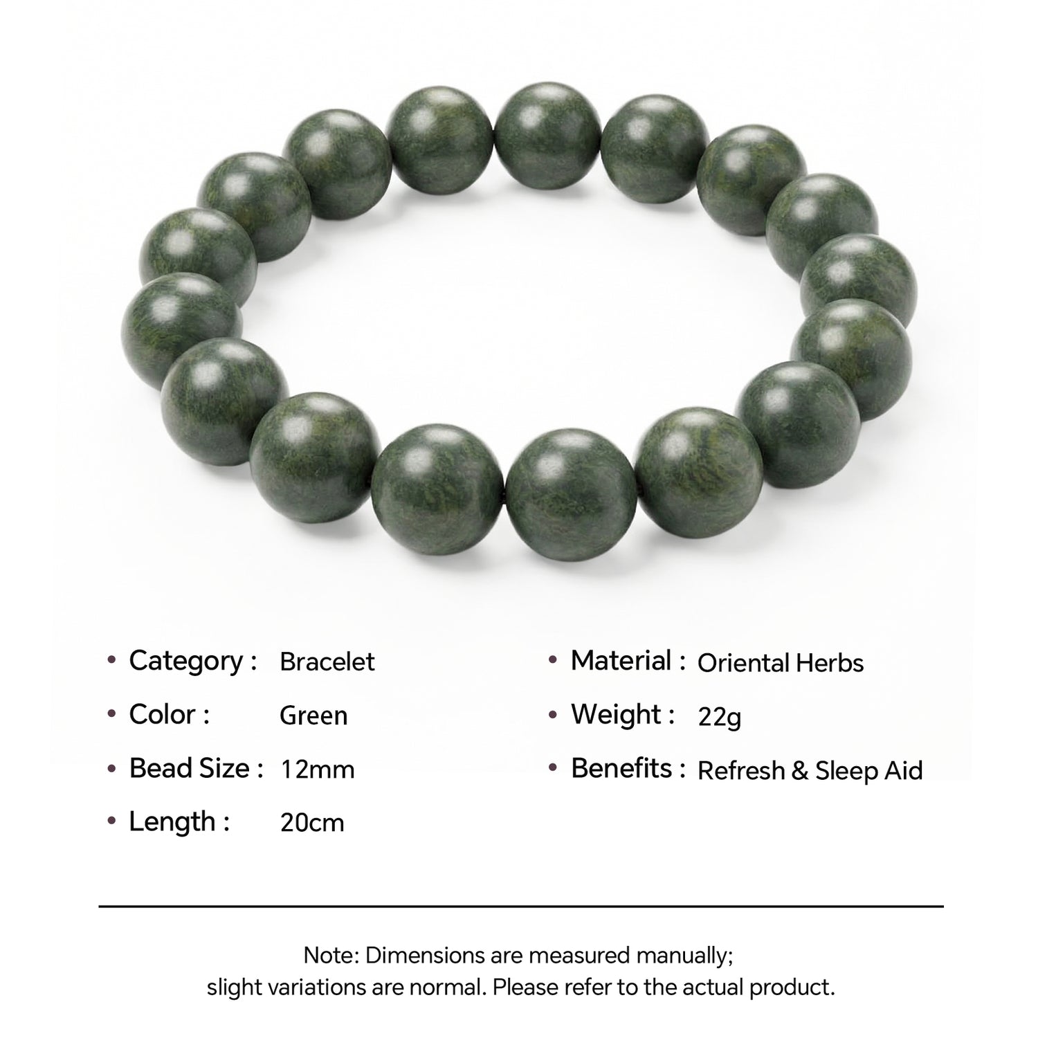 Traditional Chinese Medicine Jewelry Bead Bracelet