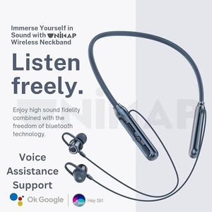 Bluetooth Wireless Neckband Earphones zam