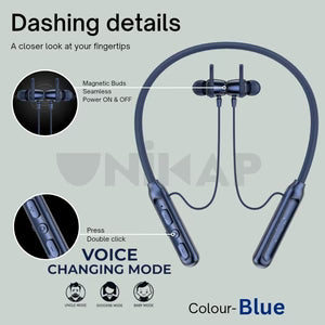 Bluetooth Wireless Neckband Earphones zam