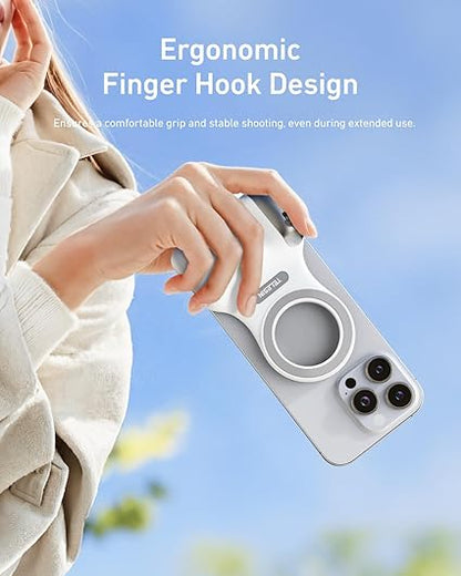 TELESIN Magnetic Camera Grip &amp; LED Selfie Light – Pro Content Creator Bundle