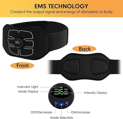 Abdominal Toning Belt Workout, ABS Stimulator