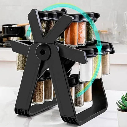 18 Jar Rotating Spice Rack