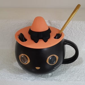 Pumpkin Covered Spoon Couple Gift Mug zam