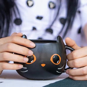 Pumpkin Covered Spoon Couple Gift Mug zam