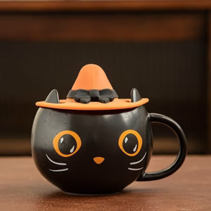 Pumpkin Covered Spoon Couple Gift Mug zam