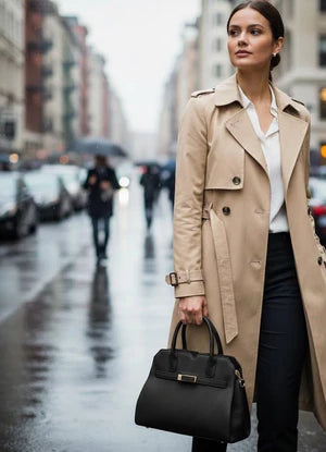 Suede &amp; Matte Minimalist Bag